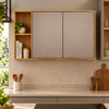 Armário Aéreo 100% MDF 120cm 2 Portas Plena Demóbile