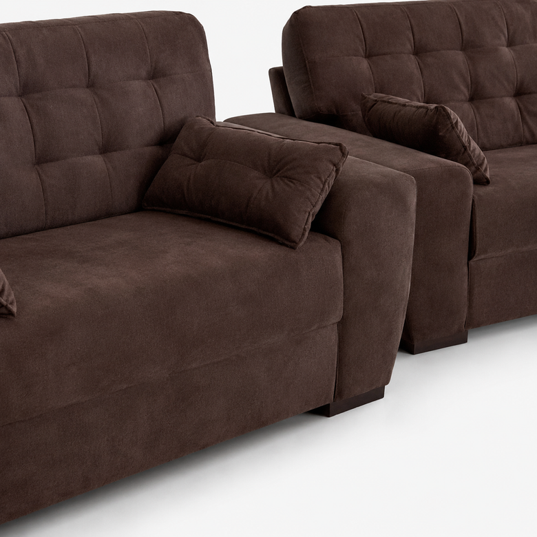 Conjunto de Sofás 3 e 2 Lugares Berlim Masterflex