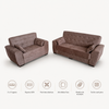 Conjunto de Sofás 3 e 2 Lugares Berlim Masterflex