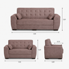 Conjunto de Sofás 3 e 2 Lugares Berlim Masterflex