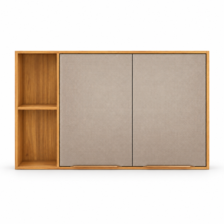 Armário Aéreo 100% MDF 120cm 2 Portas Plena Demóbile
