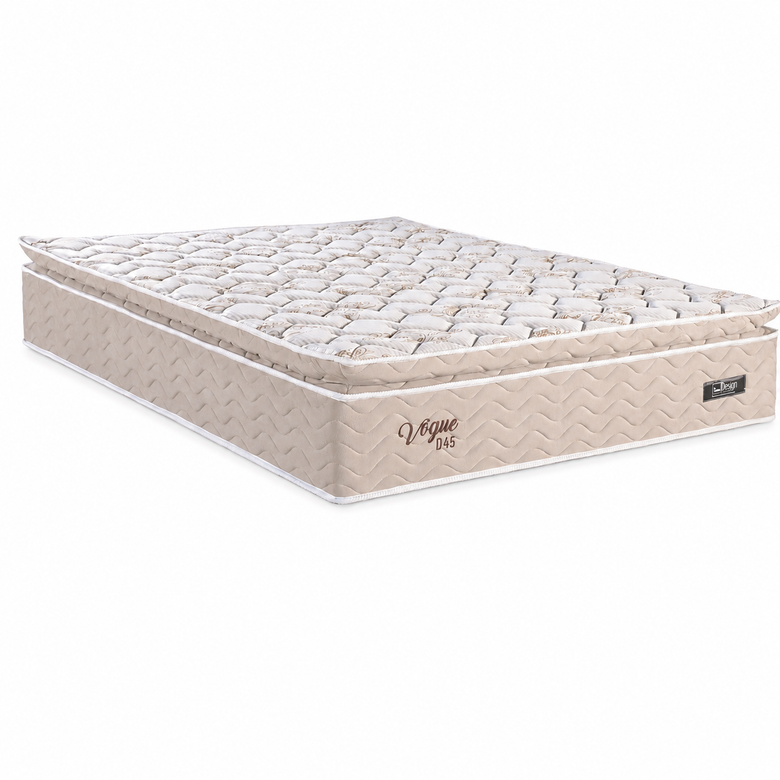 Colchão Casal D45 138x188 Vogue Ouro Design