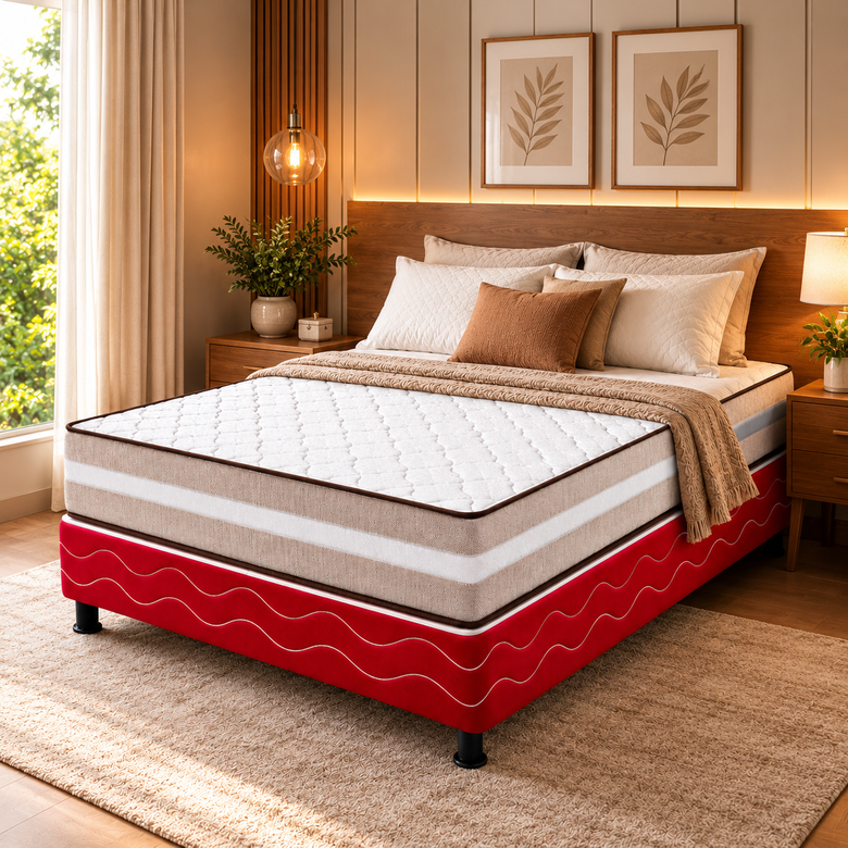 Cama Box Casal Ortopédico 138x188cm Gold Premium Reconflex