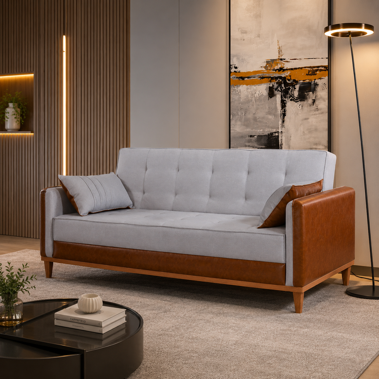 Sofá Cama D28 3 Lugares Unique Design