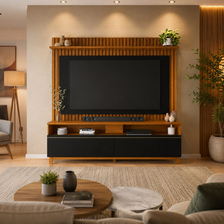 Home Para TV até 65" 2 Portas NT1340 Notável Móveis