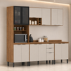 Cozinha Modulada 5 Peças 13 Portas 2 Gavetas Firenze Demóbile