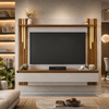 Painel Para TV Até 65" Com Led NT1345 Notável Móveis