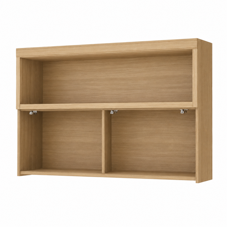 Armário Aéreo Com Vidro Reflecta 120cm Marquesa Nesher