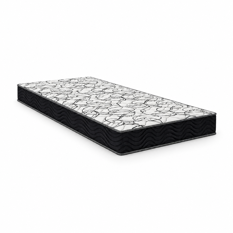 Cama Box Solteiro (Base Baú + Colchão D45) Ortobom