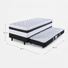 Cama Box Com Auxiliar 2 em 1 88x188 Ouro Design