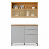 Cozinha Compacta 100% MDF 2 Portas 3 Gavetas Marquesa Nesher