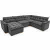 Sofá De Canto Premium 5 Lugares Chaise Inovaflex