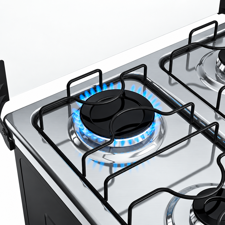 Fogão 4 Bocas Automático Com Mesa Inox Supreme Dako