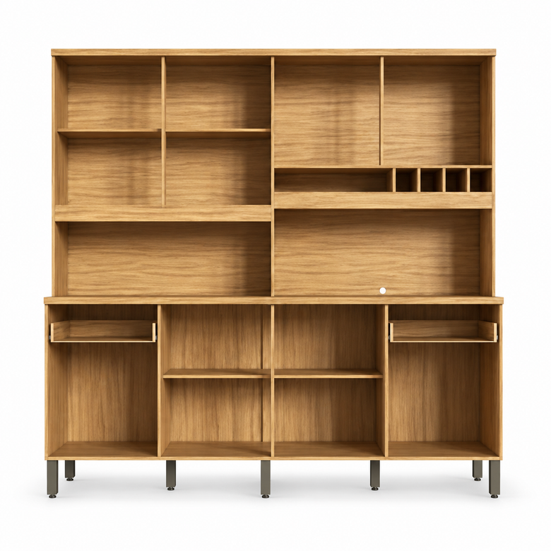 Cozinha Compacta 100% MDF 8 Portas 2 Gavetas Concord Ronipa