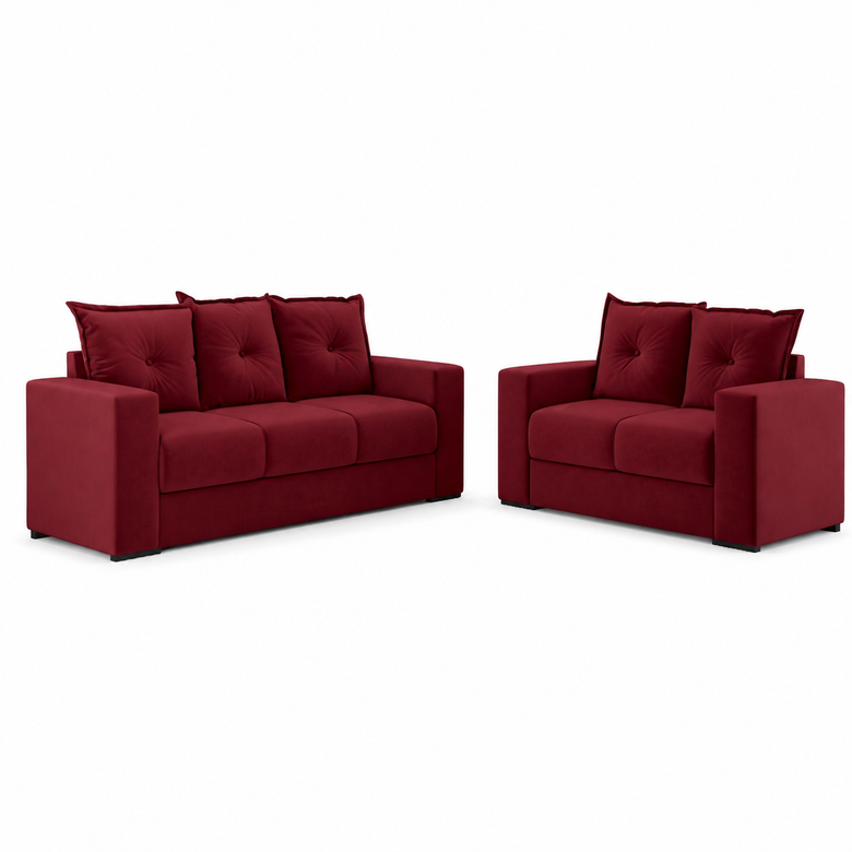 Conjunto de Sofá 3x2 Lugares Santa Catarina Bacetto