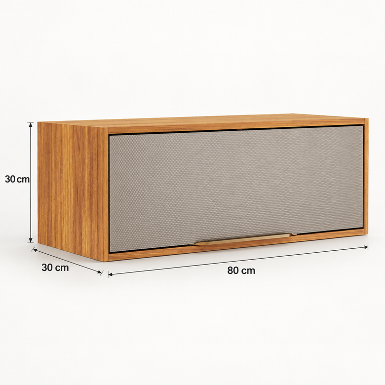 Armário Aéreo Para Cozinha 100% MDF 80cm Plena Demóbile