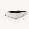 Base Para Cama Box Casal Universal 138x30cm Corino Bacetto
