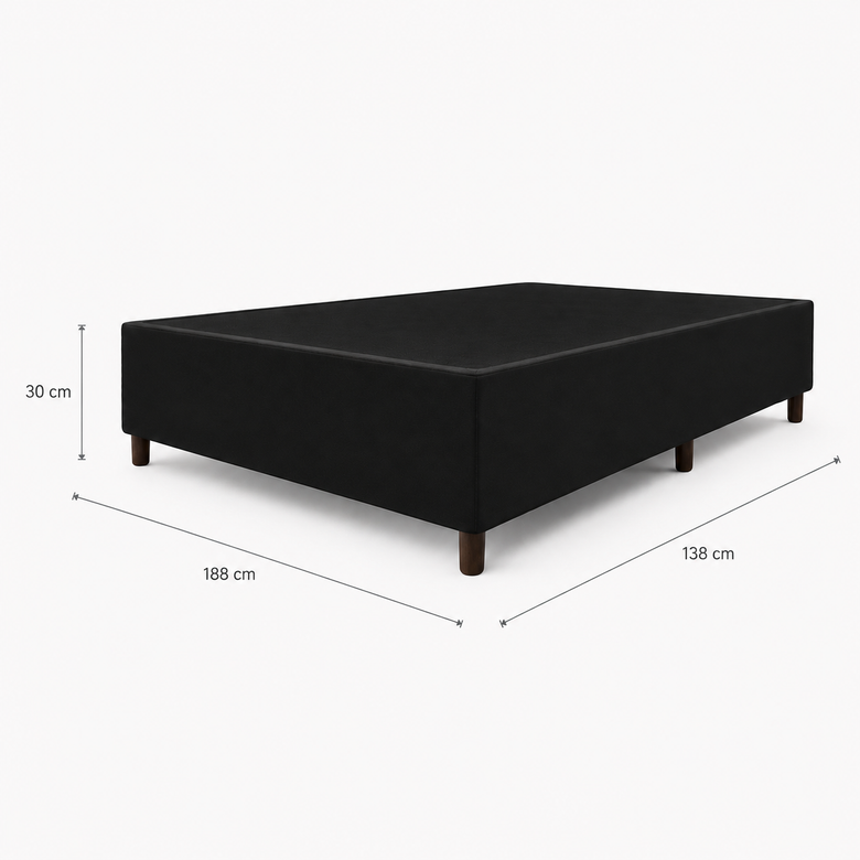 Base Para Cama Box Casal Universal 138x30cm Corino Bacetto