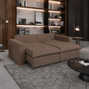 Conjunto de Sofá 3x2 Lugares Milano Design