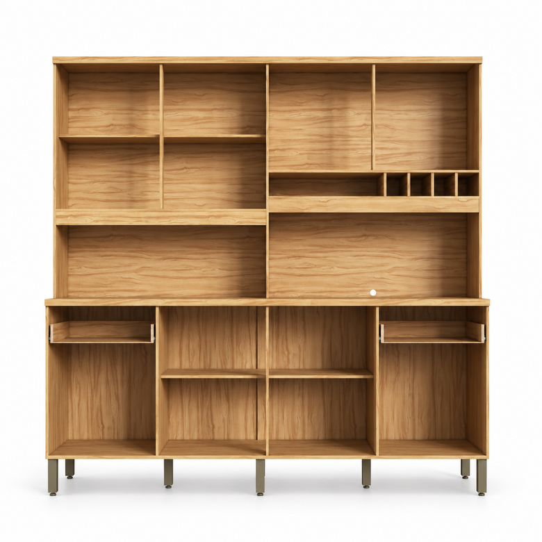 Cozinha Compacta 100% MDF 8 Portas 2 Gavetas Concord Ronipa