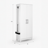 Armário Multiuso Jade 2 Portas 170x70cm Moval