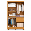 Guarda Roupa Solteiro 100% MDF 4 Portas 2 Gavetas Sergipe Bianchi