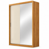 Guarda-Roupa Casal 100% MDF Com Espelho 2 Portas Riva Demóbile