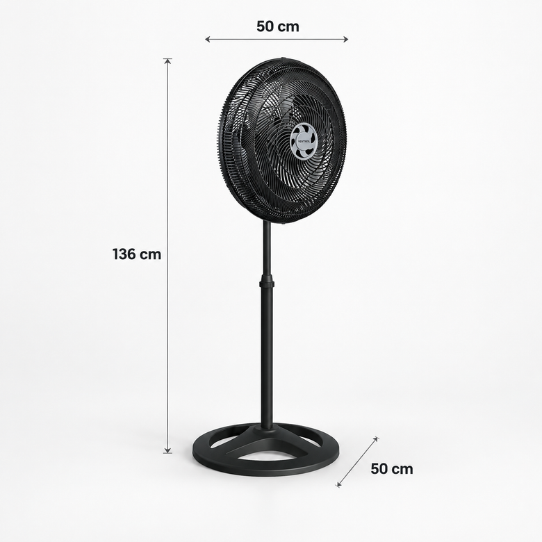 Ventilador De Coluna Ventisol Turbo 6 Pás 50cm