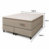 Conjunto Box Queen 158x198 Vigor Topazio