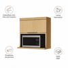 Armário Aéreo Para Micro-Ondas 80cm Marquesa Nesher