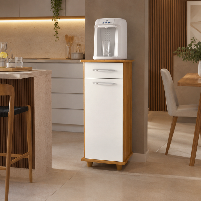 Balcão de Cozinha Multiuso Viena 1 Porta 1 Gaveta Fiorello