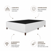 Base Para Cama Box Casal Universal 138x30cm Corino Bacetto