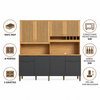 Cozinha Compacta 100% MDF 8 Portas 2 Gavetas Concord Ronipa