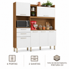 Cozinha Compacta 6 Portas 2 Gavetas Select Demóbile