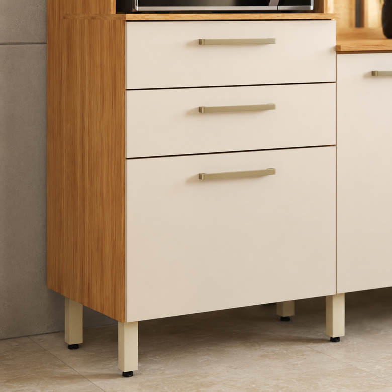 Cozinha Compacta 6 Portas 2 Gavetas Select Demóbile