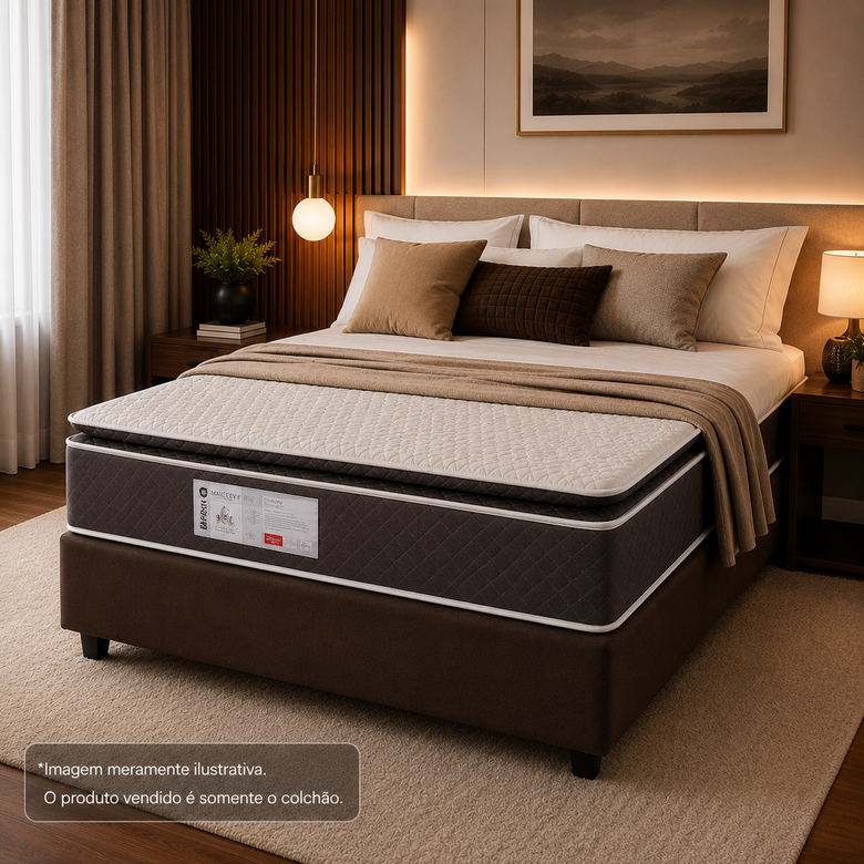 Colchão Casal 188x138 D45 Isoflex Bacetto