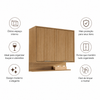 Armário Aéreo 2 Portas 80 cm Colors Kits Paraná