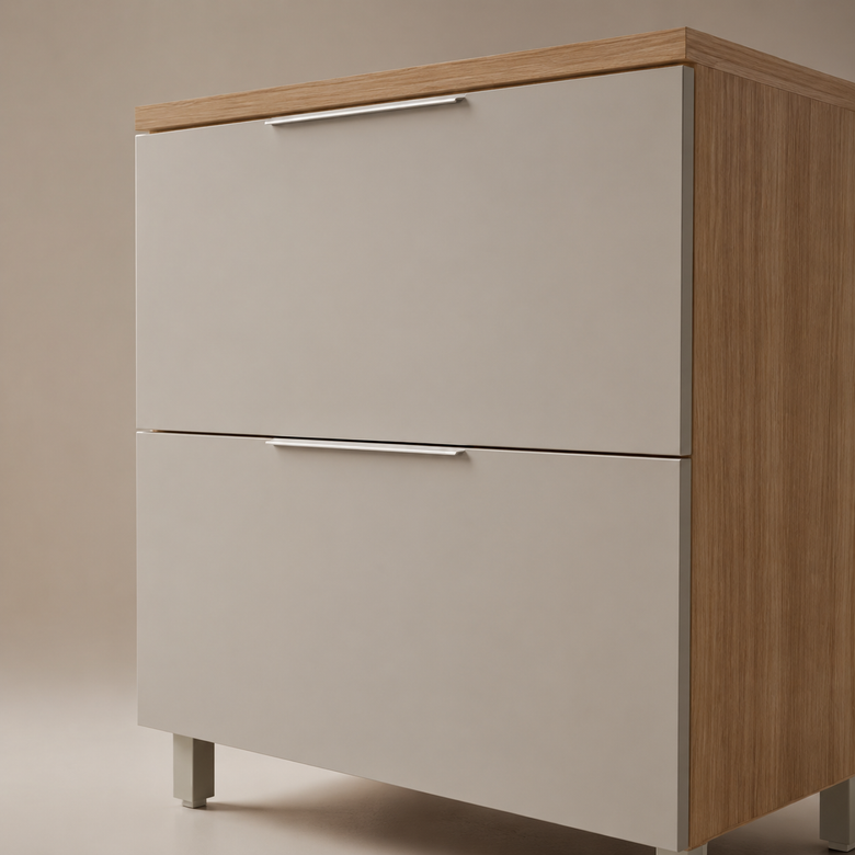 Balcão De Cozinha 1 Porta Basculante 1 Gaveta 80Cm Marquesa Nesher