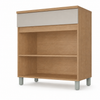 Balcão de Cozinha 100% MDF Com Tampo 2 Portas 1 Gaveta 80cm Realeza Nesher