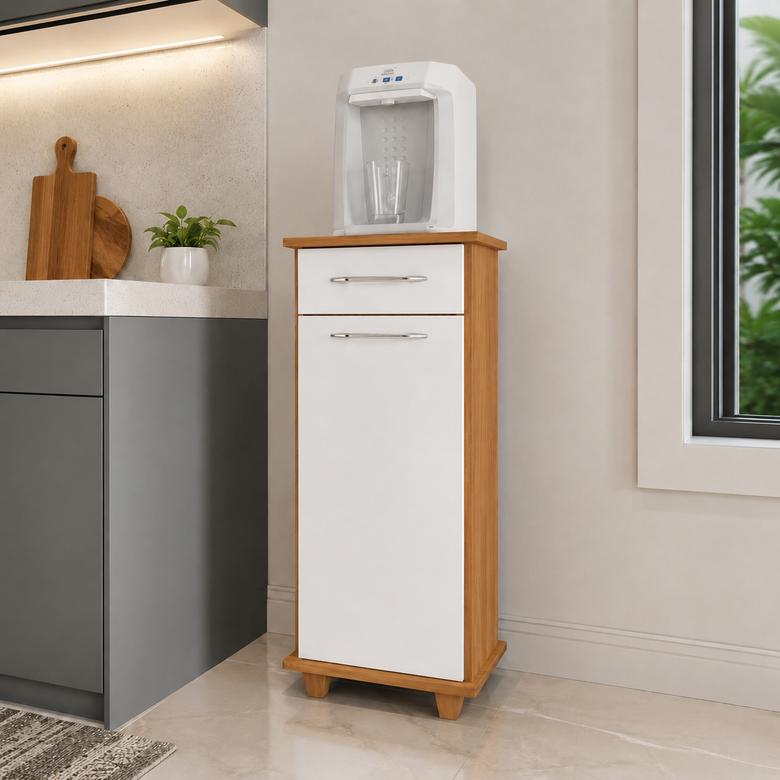 Balcão de Cozinha Multiuso Viena 1 Porta 1 Gaveta Fiorello