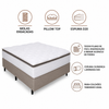 Cama Box Casal (Colchão + Base) Molas Ensacadas Kings Gazin