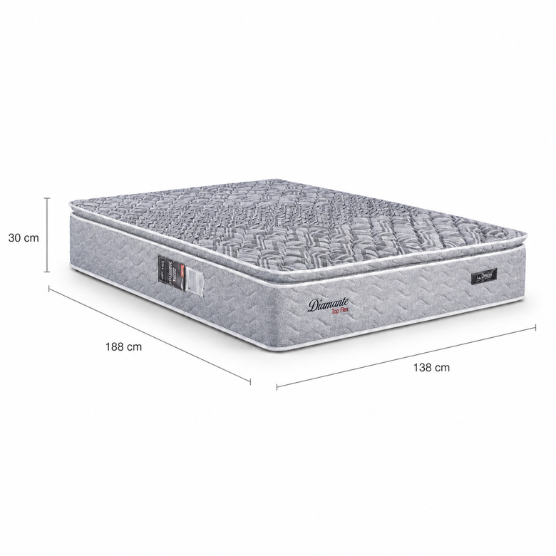 Colchão Casal D28 138X188cm Diamante Design