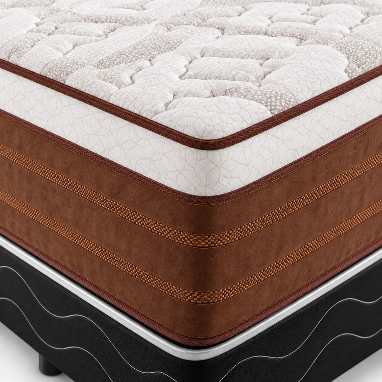 Cama Box Casal (Colchão + Base) 138x188cm Intense Reconflex