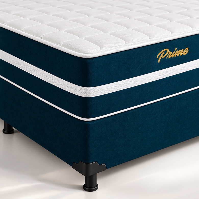 Cama Box Casal Molas ensacadas 138x188cm Prime Bacetto