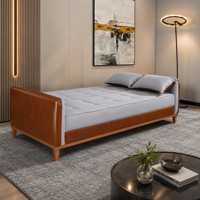 Sofá Cama D28 3 Lugares Unique Design
