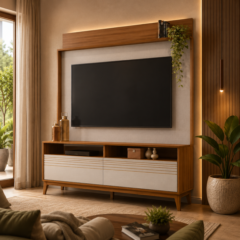 Estante Home Para TV até 70" 2 Portas NT1300 Notável Móveis
