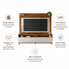 Home Para TV até 65" 2 Portas NT1340 Notável Móveis