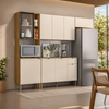 Cozinha Modulada 100% MDF 9 Portas 1 Gaveta Vert Plus Kits Paraná