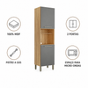 Paneleiro 100% MDF 2 Portas Carménère Ronipa