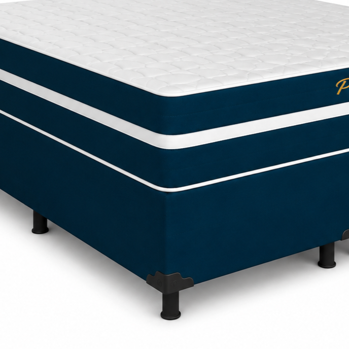 Cama Box Queen Prime (Colchão + Base) 158x198x60 Bacetto